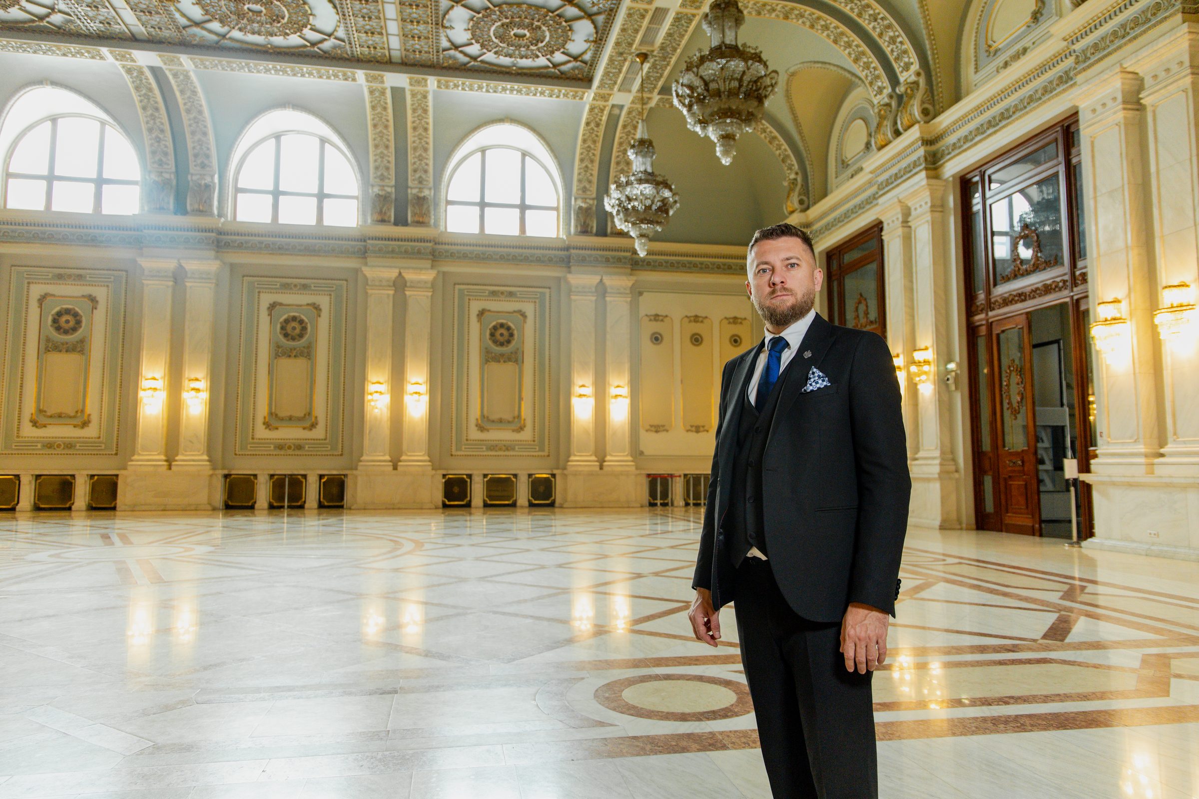 Călin Groza in Parlament